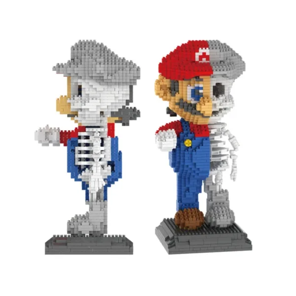 Super Mario Skeleton Building Blocks Set 1686pcs - Image 3