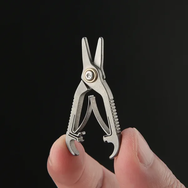 Titanium Alloy Nose Hair Scissors 48MM - Image 4