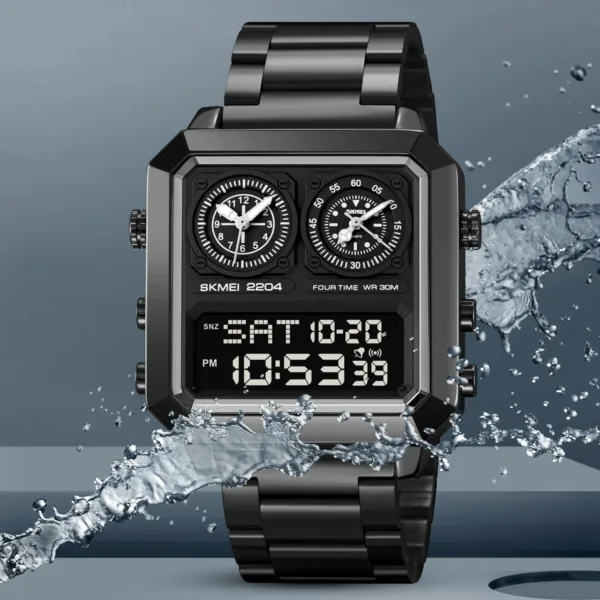 Men's Waterproof Digital Sports Watch - Image 2