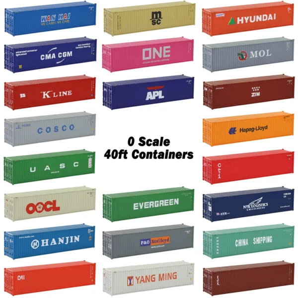 O Scale 40ft Shipping Container Model 1:48 - Image 2