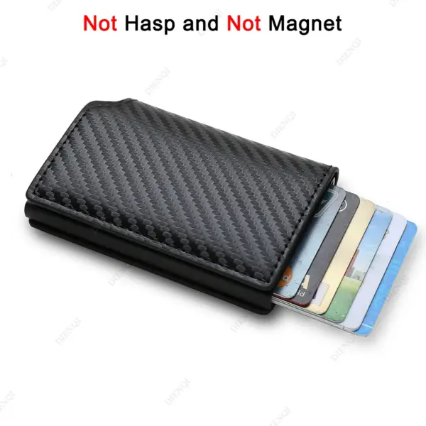 RFID Carbon Fiber Slim Wallet for Men - Image 2