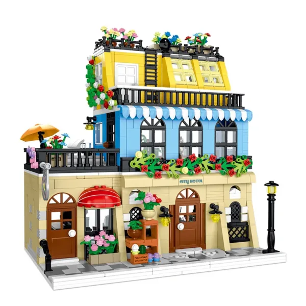 Creative City Cafe Streetview Building Blocks Set - Image 6