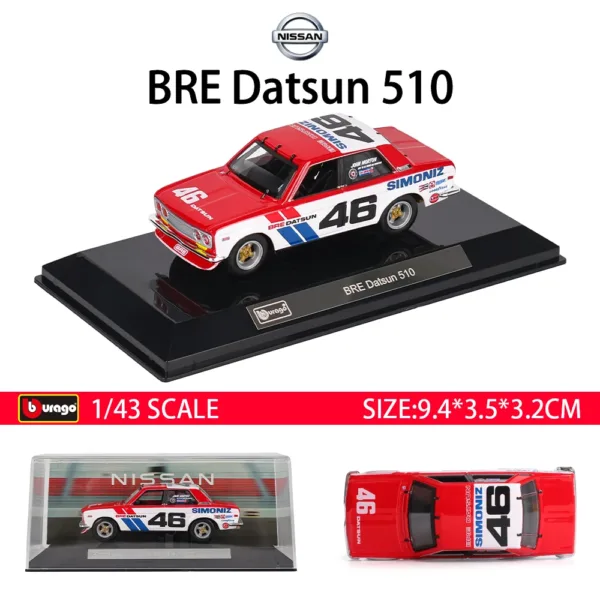 Bburago 1:43 Scale Diecast Car Collection - Image 8