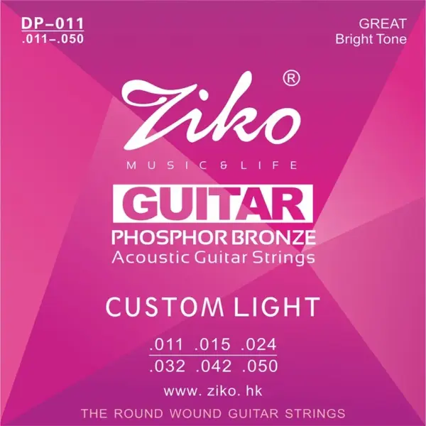 Acoustic Guitar Strings Set Phosphor Bronze 010-053 - Image 9