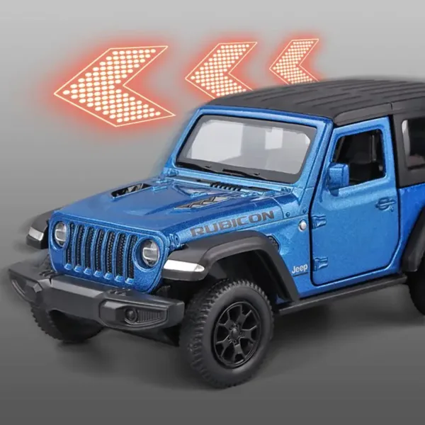 1/36 Jeep Wrangler Rubicon Diecast Model Car - Image 3