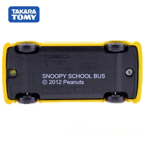 Snoopy School Bus Diecast Model Toy 1:64 - Image 6