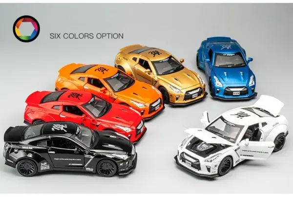 1:32 Nissan GTR Diecast Car Model - Image 2