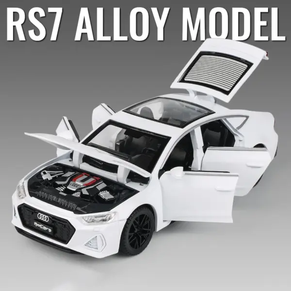 1:32 Audi RS7 Sportback Alloy Model Car - Image 7