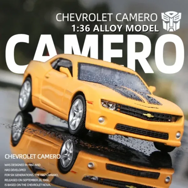 1:36 Alloy Chevrolet Camaro Diecast Model Car - Image 2