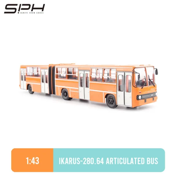 1:43 Ikarus-280.64 Diecast Articulated Bus Model