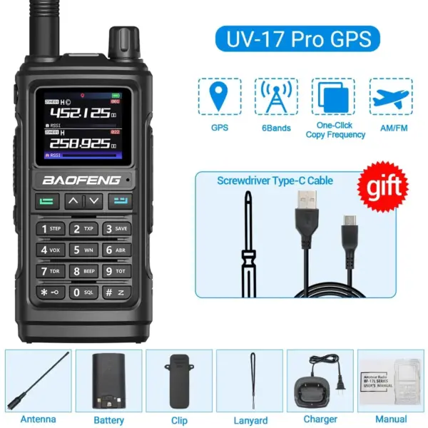 Baofeng UV-17 Pro GPS Walkie Talkie Pack - Image 11