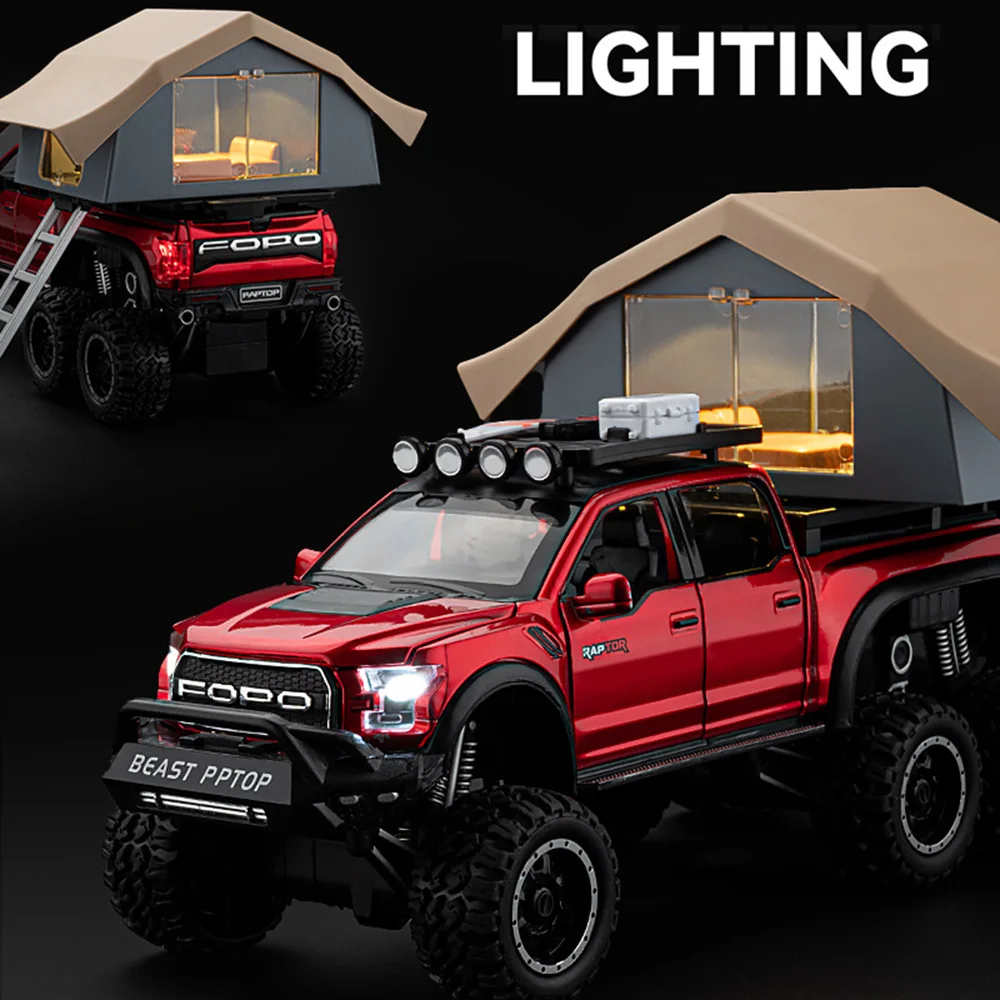 1/24 Raptor F150 Diecast Model with Sound 5 1/24 Raptor F150 Diecast Model with Sound - Image 5