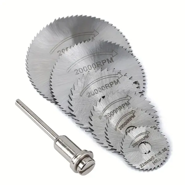 7-Piece High-Speed Steel Cutting Blade Set