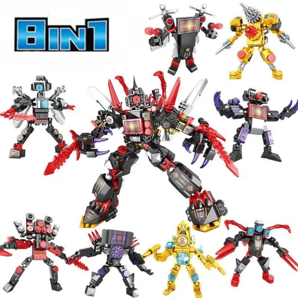 Skibidi Toilet Titan Building Block Set - Image 10