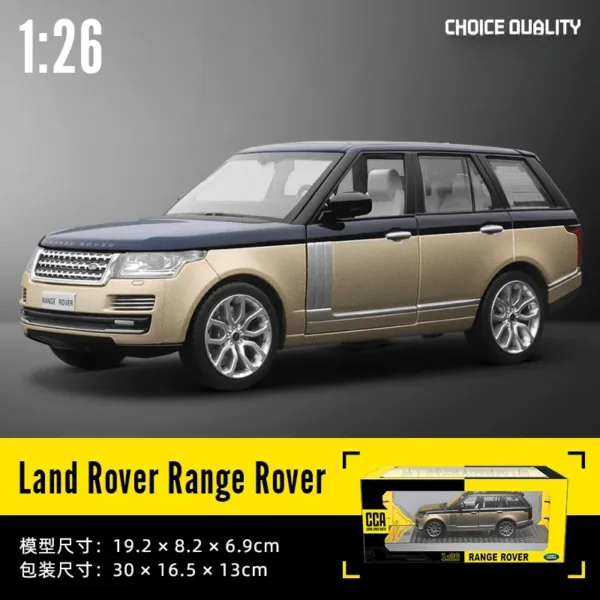 1/26 Range Rover Diecast Model with Sound Light