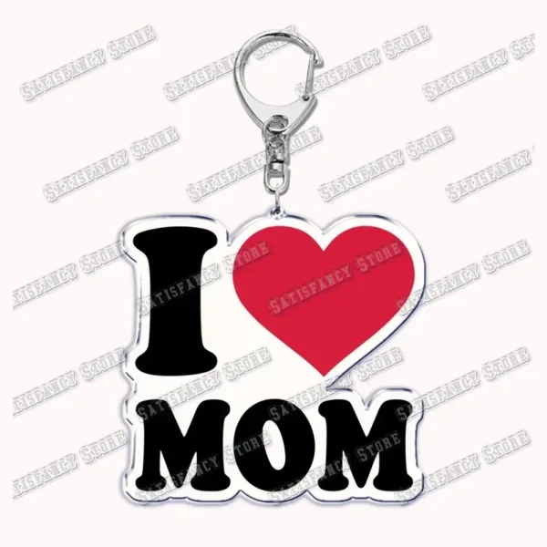 Silver Keychain with Heartfelt Letter Design - Image 38