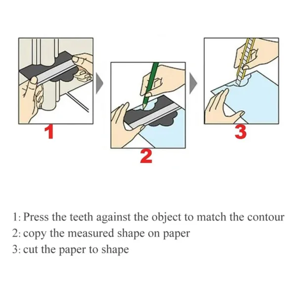 Contour Gauge Template Measuring Tool - Image 5