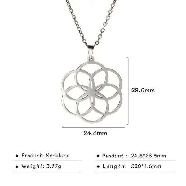 Flower of Life Pendant Necklace for Women - Image 12