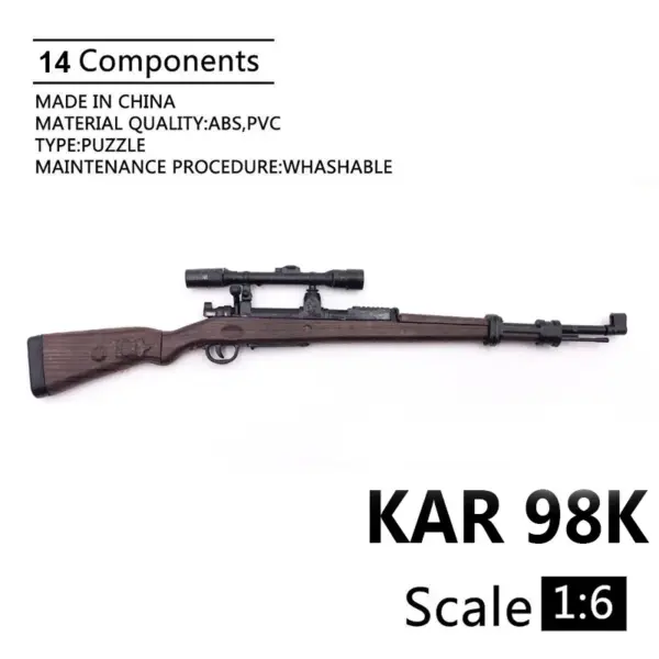 1:6 Scale KAR 98K Mauser Rifle Model