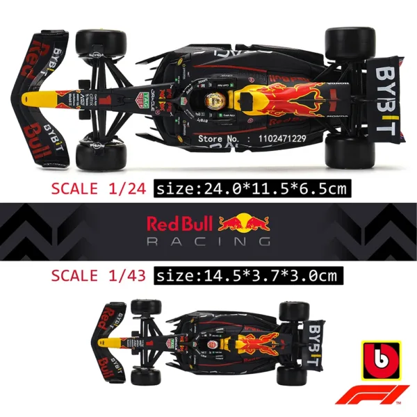 Bburago 1:24 Scale Leclerc & Sainz F1 Model - Image 6