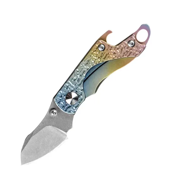 Titanium Alloy Folding Knife S35VN Steel EDC Tool - Image 19