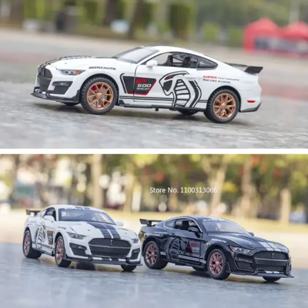 1:32 Mustang Shelby GT500 Diecast Toy Car - Image 6