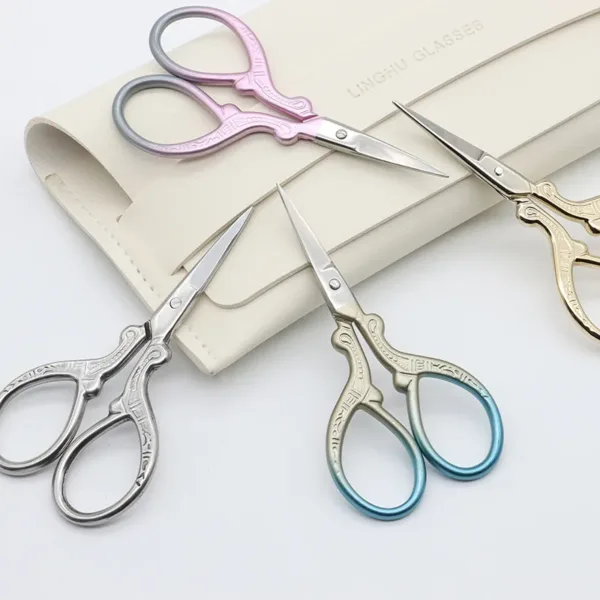 Vintage Stainless Steel Sewing Scissors 9.5 Inch - Image 2