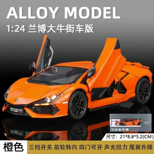 1:24 Lamborghini Revuelto Diecast Model Car - Image 7