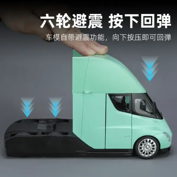 24 Simulation Tesla SEMI Truck Model Toy - Image 4