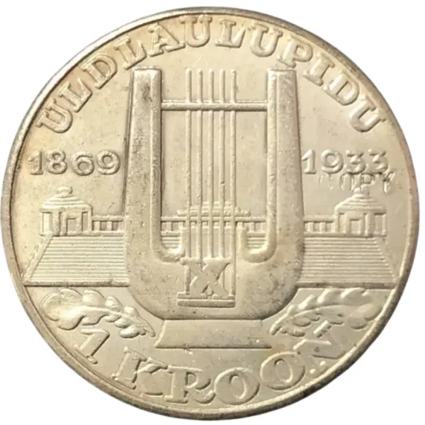 Estonia 1933 Replica 1 Kroon Coin