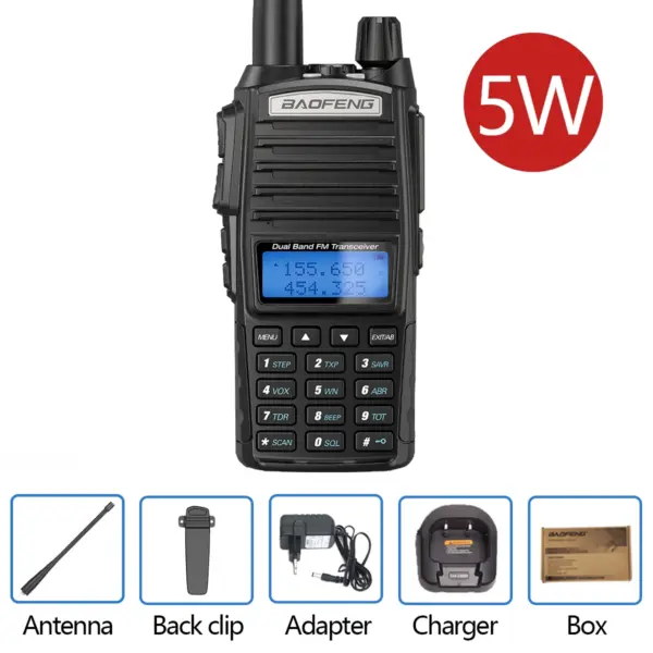 Baofeng UV-82 Dual PTT Walkie Talkie 8W - Image 15