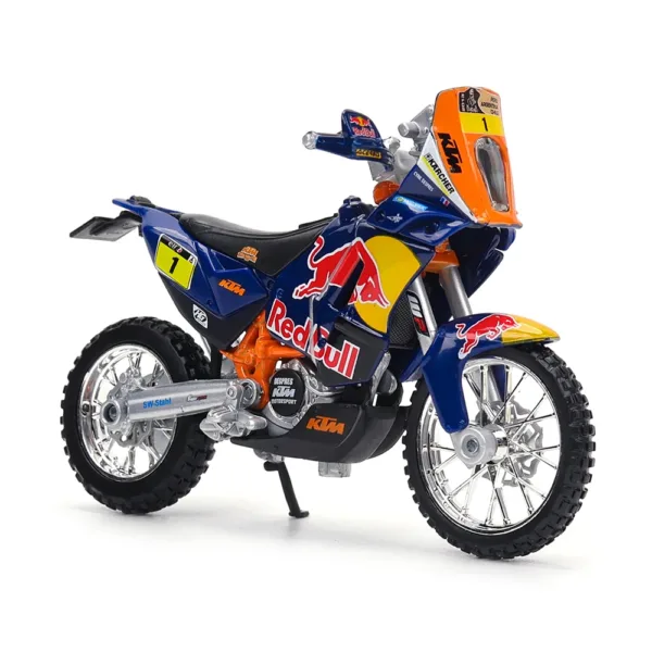 Bburago 1:18 Red Bull KTM Motorcycle Model - Image 6