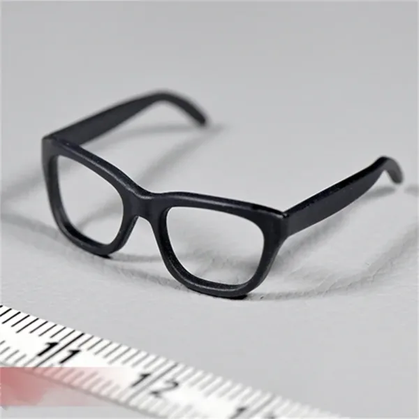 1/6 Scale Black Glasses Frame Model Ornament - Image 3