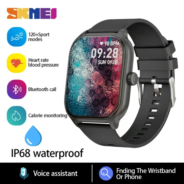 SKMEI 2.1 Inch Voice Calling Smart Watch