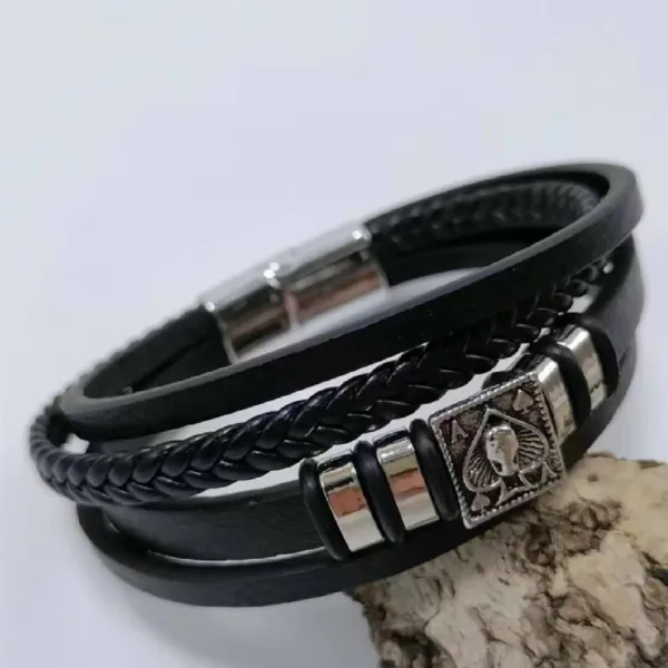 Punk Vintage Geometric Cuff Bracelet Unisex - Image 26