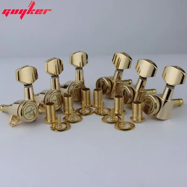 Gold Locking Guitar Tuners 1:18 Gear Ratio - Image 3