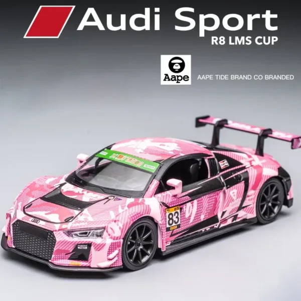 1:32 Diecast AUDI R8 Cup Alloy Car Model - Image 7