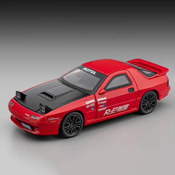 1:32 Mazda RX7 Alloy Car Model with Lights - Image 7