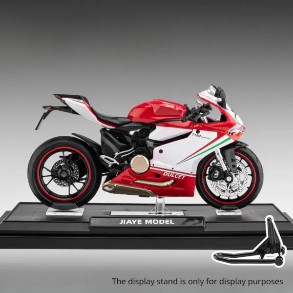 1:12 Scale Ducati 1199 Motorcycle Model Toy - Image 8