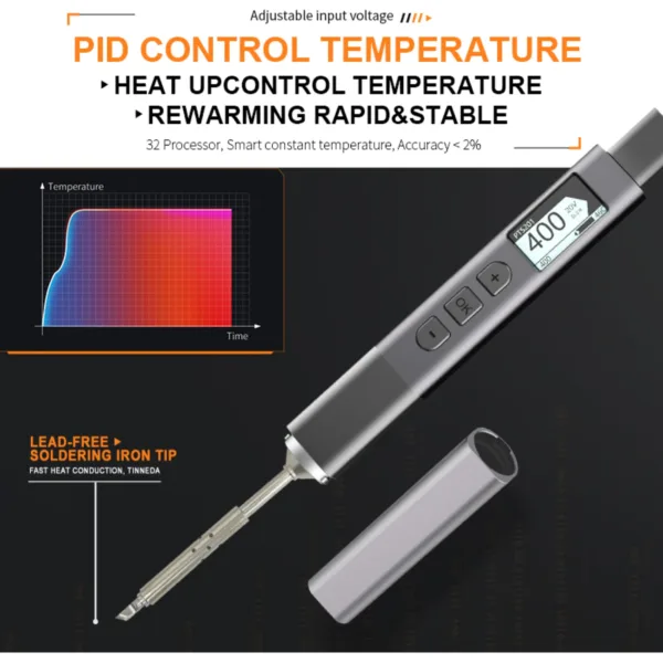 PTS201 100W Adjustable Electric Soldering Iron - Image 2