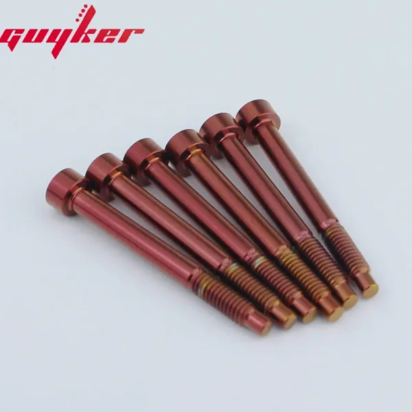 Red Titanium Alloy Screw Set for Vehicles - Image 4