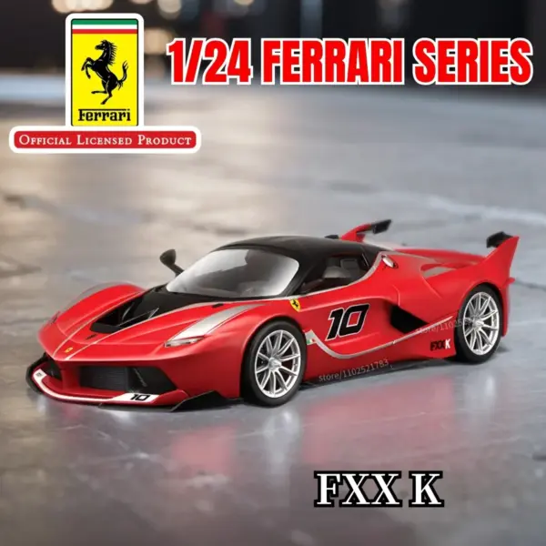 1:24 Scale Ferrari Diecast Car Model - Image 10