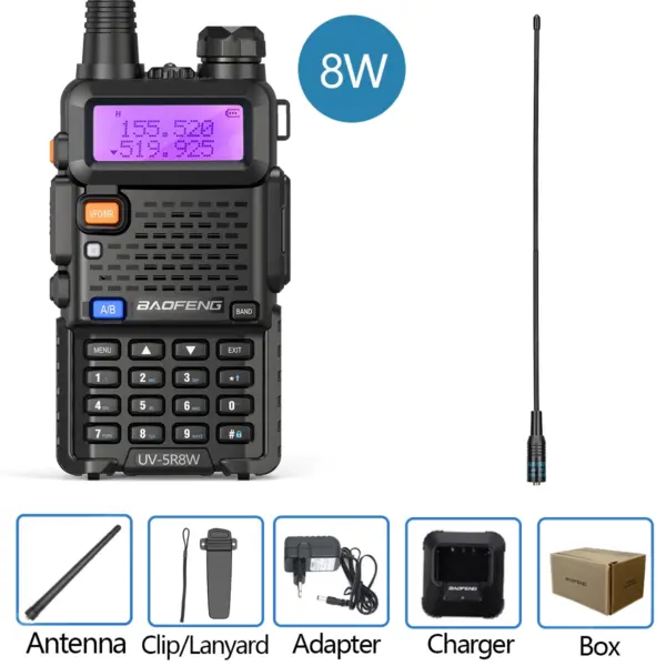 Baofeng UV-5R Dual Band Handheld Walkie Talkie - Image 9