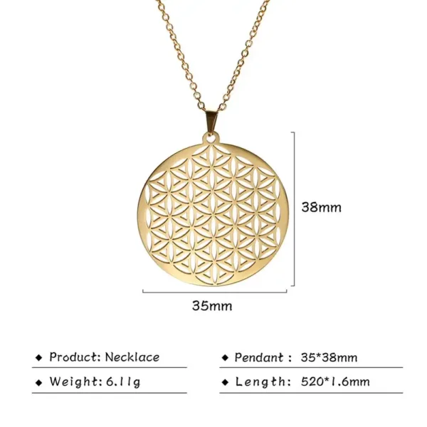 Flower of Life Pendant Necklace for Women - Image 8