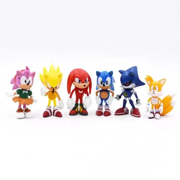 12pcs Mini Sonic PVC Character Toy Set - Image 3