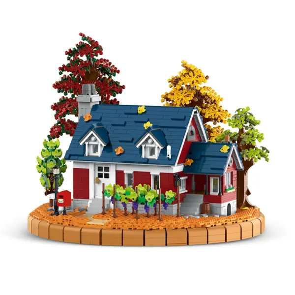 3755PCS Autumn Winery House Building Blocks - Image 6