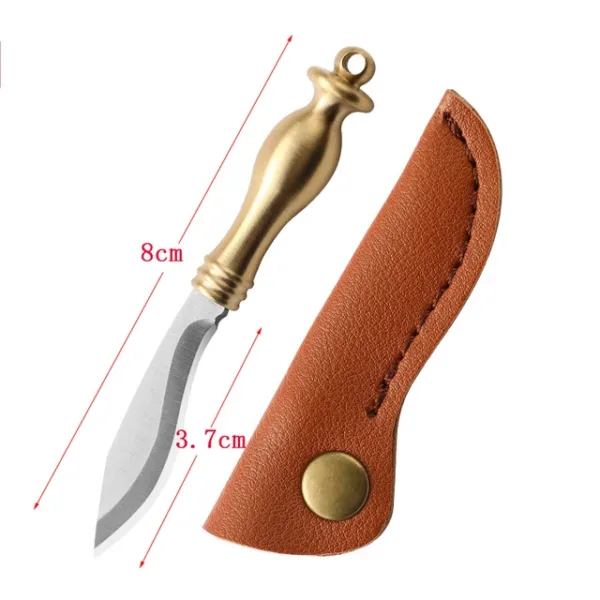 Brass Dragon Head Mini EDC Pocket Knife - Image 16