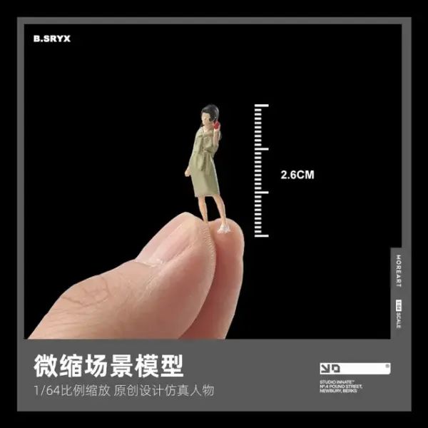1/64 Scale Painted Miniature Figure Model - Image 6