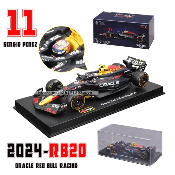 Bburago 1:43 F1 Red Bull Racing Model Car - Image 21