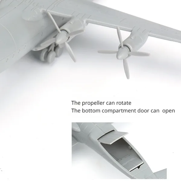 1/144 An-12 Cub Military Airplane Model Kit - Image 4